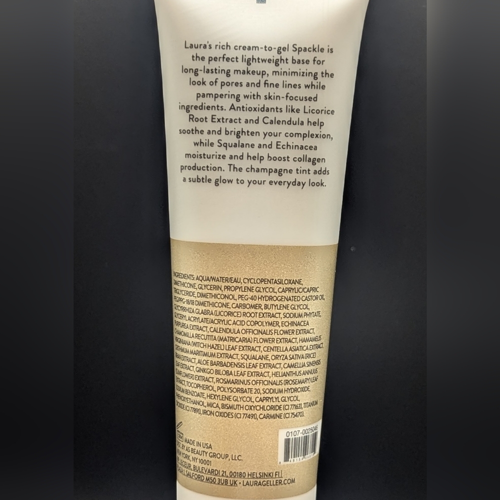 Laura Geller Original Champagne Glow Spackle Primer Not Sealed but New & Unused - Picture 3 of 5